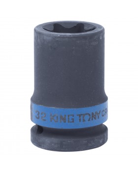 Головка торцевая ударная TORX Е-стандарт 3/4&quot;, E32, L = 56 мм KING TONY 657532M