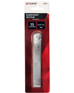 TG15 Комплект щупов 15 пластин 0.05-0.6 мм-foto3