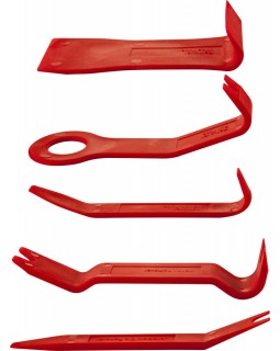 Набор приспособлений для демонтажа декоративных панелей салона автомобиля, 5 предметов-foto2