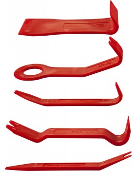 Набор приспособлений для демонтажа декоративных панелей салона автомобиля, 5 предметов-foto2