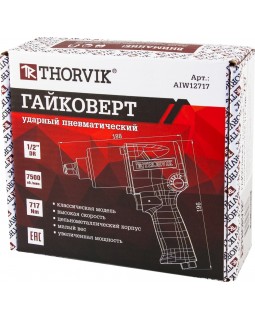 Гайковерт ударный пневматический 1/2"DR 7500 об/мин, 717 Nm-foto4