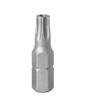 Вставка (бита) торцевая 1/4&quot;, TORX, T15, L = 25, с отверстием KING TONY 102515U