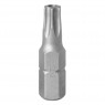 Вставка (бита) торцевая 1/4&quot;, TORX, T15, L = 25, с отверстием KING TONY 102515U
