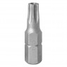 Вставка (бита) торцевая 1/4&quot;, TORX, T30, L = 25, с отверстием KING TONY 102530U