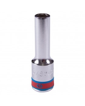 Головка торцевая глубокая шестигранная 1/2&quot;, 3/8&quot;, дюймовая KING TONY 423512S