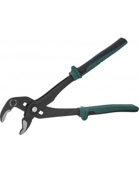 Клещи переставные с реечной регулировкой и коробчатым захватом, двухкомпонентные рукоятки, 12"-foto2